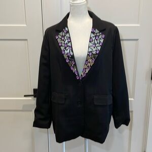 WOMEN'S OVERSIZED BLING BLAZER